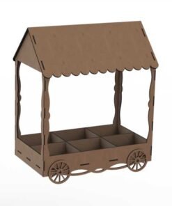 Carrito Candybar 90cm altura x 60 de ancho