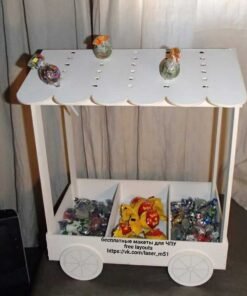 Exhibidor candybar 40cm 30cm 3mm