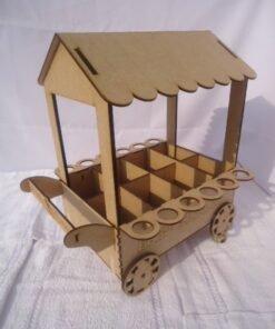 Exhibidor candybar 55cm x 30cm mdf de 3mm