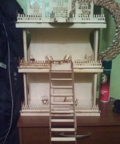 Casita en 3mm alto 60cm base 40cm x 20 cm