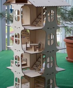 Casita en 5.5mm alto 90cm base 28cm x 41cm