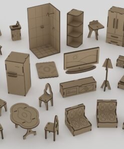 Muebles para casa de muñecas